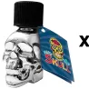 FL Leather Cleaner MINI SKULL QUICK SILVER 15ml x6